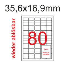 35,6x16,9 mm Premium Etiketten