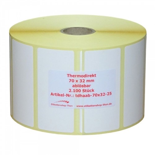 Thermo etiketten auf rolle - etiketten,