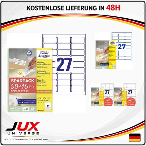 Avery zweckform l4737rev - avery, l4737rev-65
