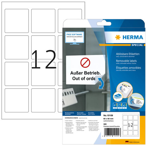 Herma 10109 ablösbare - herma,