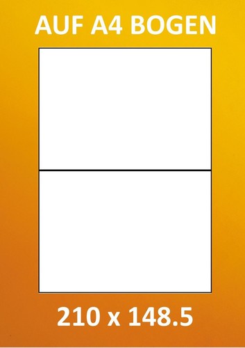 Etiketten 210 148 a4 - 210, 148,5
