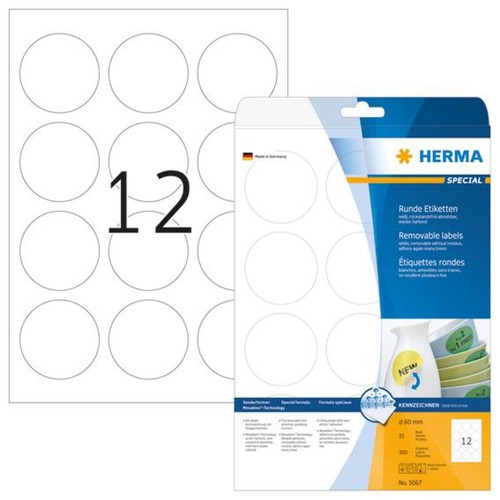 Herma 5067 etiketten ablösbar - herma,