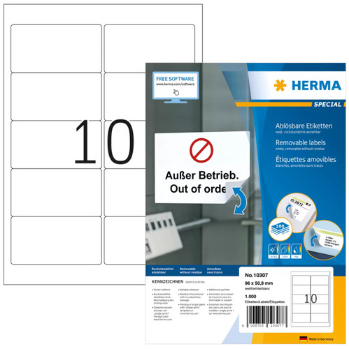 Herma 10307 ablösbare - herma,