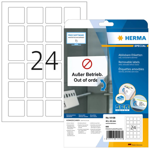 Herma 10108 ablösbare - herma,