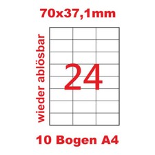 10 Blatt A4 wieder ablösbare